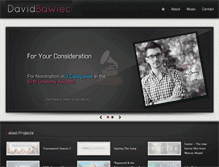 Tablet Screenshot of davidbawiec.com